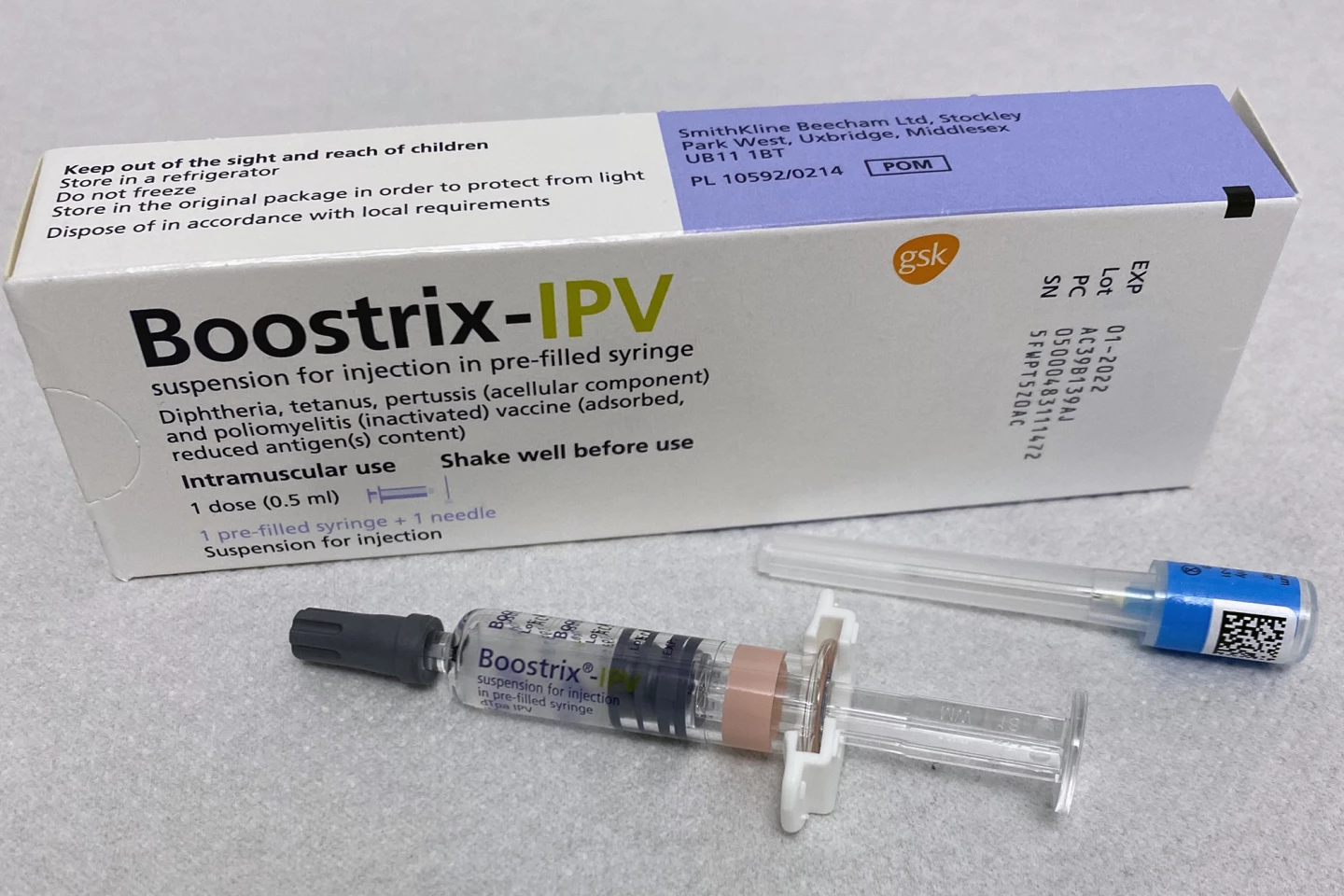 Vakcína DTP-IPV (Difteria, Tetanus, Pertussis, Polio) je běžná dětská vakcína